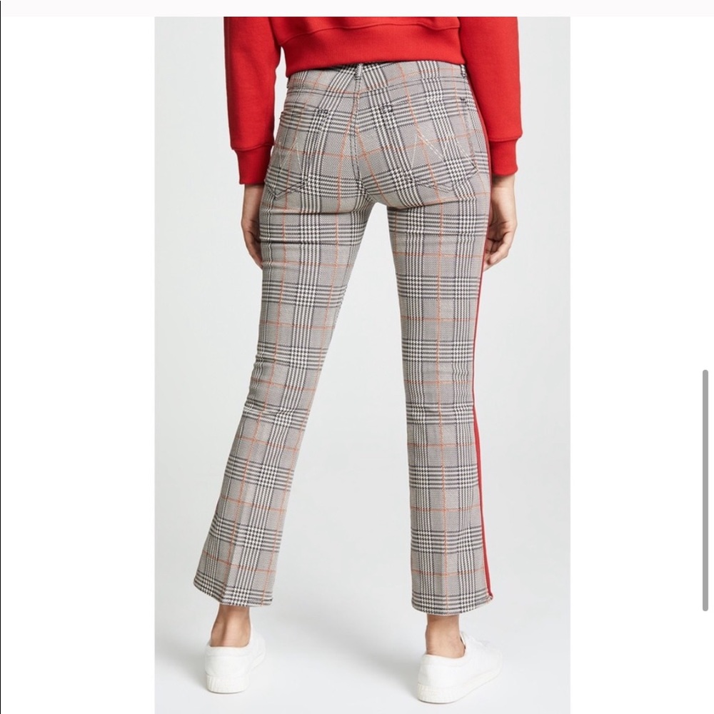 NEW • Mother • The Insider Plaid Ankle Pants - Picture 3 of 4